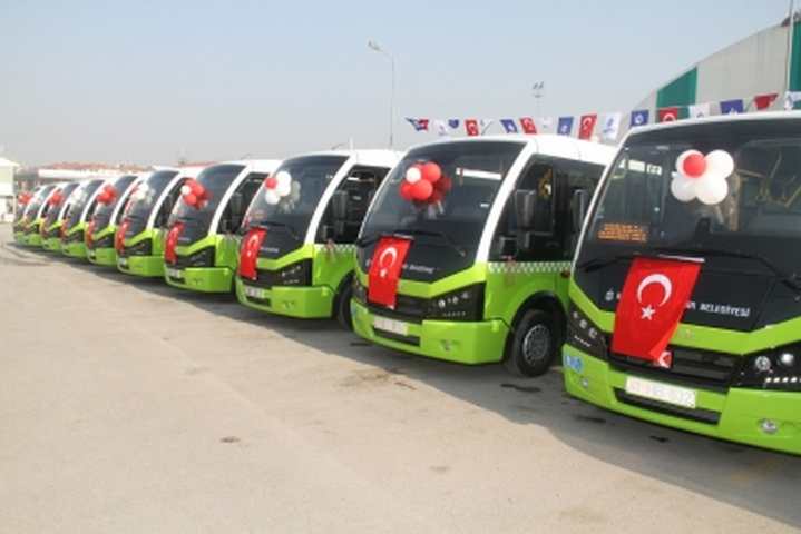 Kocaeli Büyükşehir Belediyesi 24 adet yeni Jest Otobüsü hizmete soktu.
