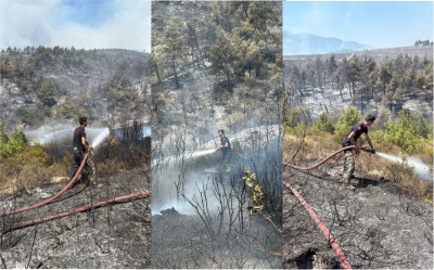 Kocaeli itfaiyesi Bursa’ya desteğe koştu