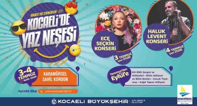 Kocaeli’de ‘Yaz Neşesi’ dolu dolu geçecek