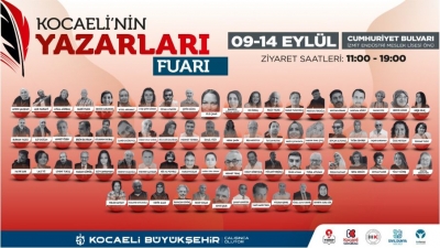 Kocaeli'nin yazarları okurlarıyla buluşuyor