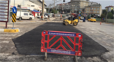 Körfez yolları bakımdan geçiyor