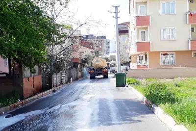 Körfez’de her bir sokak sabunlu suyla yıkanıyor