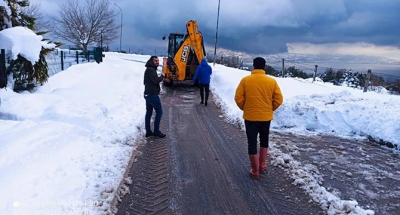 Körfez’de kar çalışmaları sürüyor