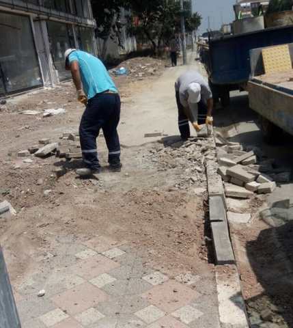 Körfez’de okul yollarına bakım