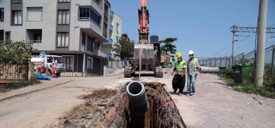 Körfez’in iki mahallesinde sağlıklı altyapı çalışması başladı