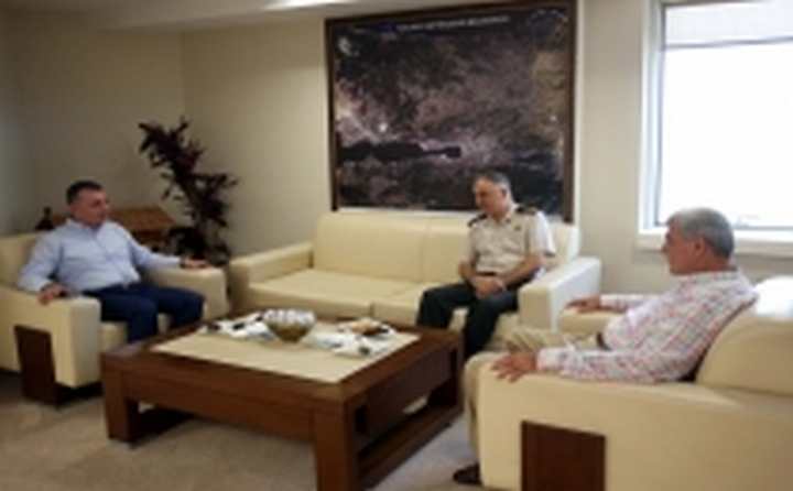 Korgeneral Gürak ve Başsavcı Kurt, Başkan Karaosmanoğlu’nu Ziyaret Etti