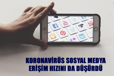 KORONAVİRÜS SOSYAL MEDYA ERİŞİM HIZINI DA DÜŞÜRDÜ
