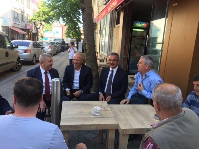 KÖŞKER'DEN ESNAF ZİYARETLERİ