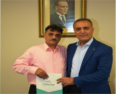 Makedonyalı Organizatör Ercan Yamen’i ziyaret etti