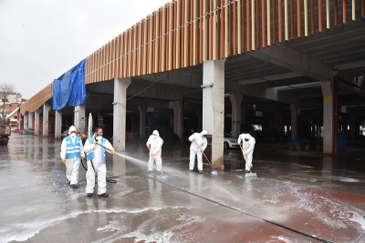 M.Ali Paşa’da koronavirüs temizliği