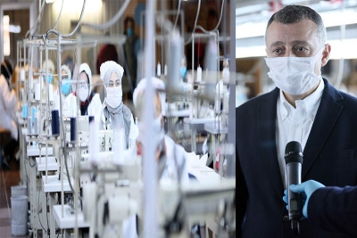 ‘’Maske üretiminde kapasiteyi artırıyoruz’’