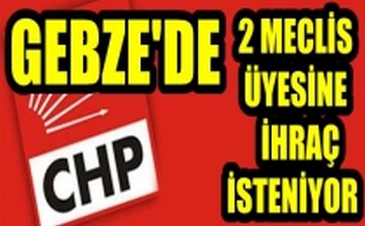 Meclis üyeleri için ihraç talebi
