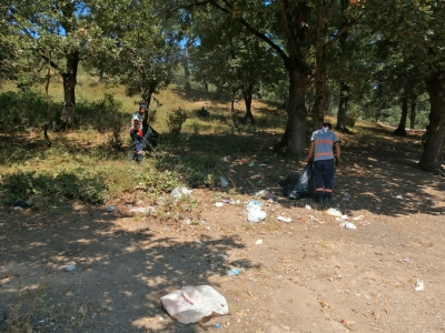Mesire Alanlarında Temizlik  Çalışmaları