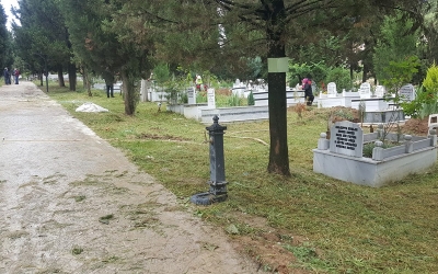 Mezarlıklar bayram sonrasına hazırladı