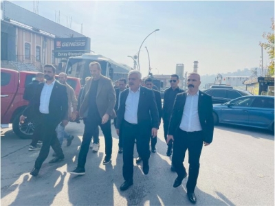 MHP Heyeti Yangın Bölgesinde: “Devletimiz Tüm İmkânlarıyla Sahada”