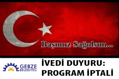 Milletimizin başı sağolsun