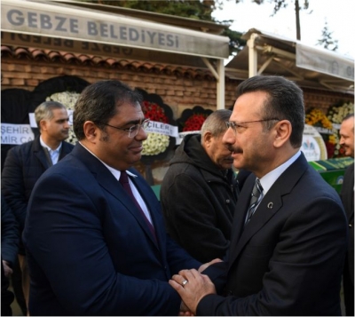 Muhammed Hasan Aslan’ın Annesi Güngör Aslan’ın Cenaze Törenine Katıldı.