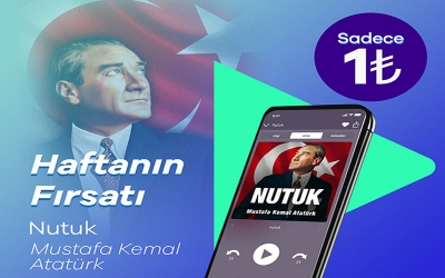 Nutuk’u 1 TL’ye dinleyin!