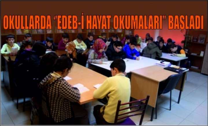 Okullarda ‘’Edeb-i Hayat Okumaları’’ başladı
