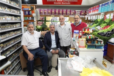 Ömeroğlu’ndan Esnafa Ziyaret