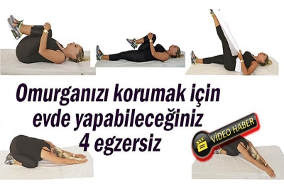 Omurganızı korumak için evde yapabileceğiniz egzersizler