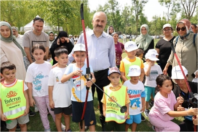 ONLARI PİKNİKTE AĞIRLADI