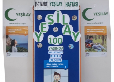 ÖZEL HİSAR İLOKULU’NDA  YEŞİLAY HAFTASI KUTLAMASI