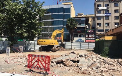Pişmaniyeciler Meydanı’nda çalışmalar başladı