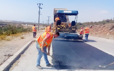 Radar Caddesi’ne 200 ton asfalt
