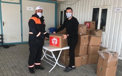 Ramazan Erzakları Evlere Ulaştırılıyor