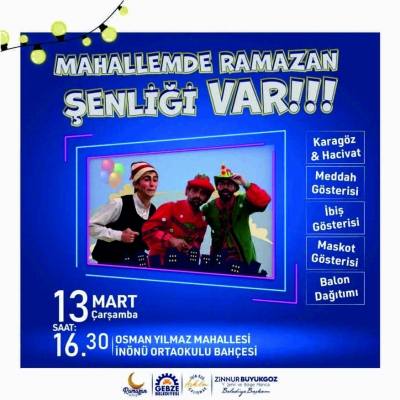 Ramazan Şenlikleri Başlıyor