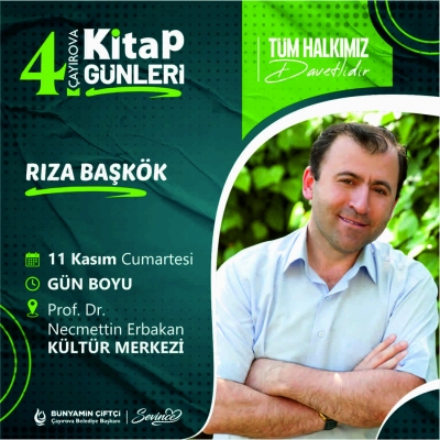 RIZA BAŞKÖK OKURLARI İLE BULUŞUYOR