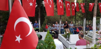 Saadet Gebze Merkez Mezarlığı Şehitliğinde...!