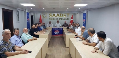 Saadet Partisi Gebze Teşkilatından Orman Yangınları ve Altyapı Sorunlarına Tepki