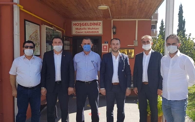 Saadet'ten Tatlıkuyu Mahalle Muhtarına ziyaret