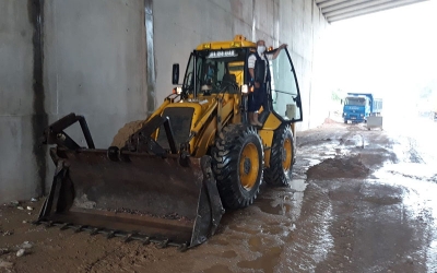 Sağanak yağışa ikinci günde de anında müdahale