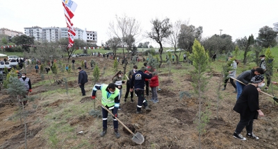 Sağlık Çalışanları İçin Ağaçlandırma Çalışması