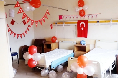 Sağlık çalışanlarının çocuklarına anlamlı sürpriz