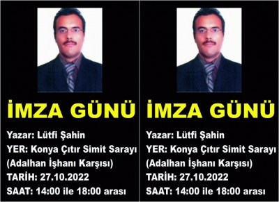         ŞAHİN KONYA’DA İMZA GÜNLERİ