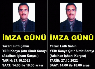         ŞAHİN KONYA’DA İMZA GÜNLERİ