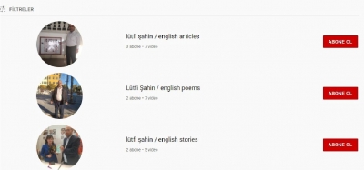 ŞAHİN YABANCI DİLLERDE YAYIN YAPAN YOUTUBE KANALLARI KURDU
