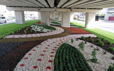 Sanayi kavşağına görsel dokunuş