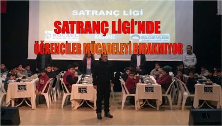 Satranç Ligi’nde öğrenciler mücadeleyi bırakmıyor