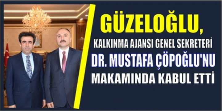 SAYIN VALİMİZ KALKINMA AJANSI GENEL SEKRETERİ DR. MUSTAFA ÇÖPOĞLU’NU KABUL ETTİ.