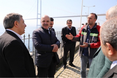 Şayir, Daire Başkanı Turan ile proje alanlarını gezdi