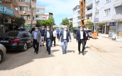 Şeker ve Bıyık, çalışmaları inceledi