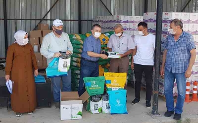 Selden zarar gören çiftçilere tohum desteği