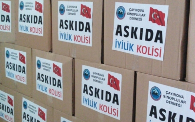 Sinoplular derneğinden ASKIDA İYİLİK KOLİSİ