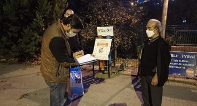 Sokağa çıkma yasağında can dostlarımızı unutmadı