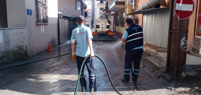 Sokak sokak dezenfekte